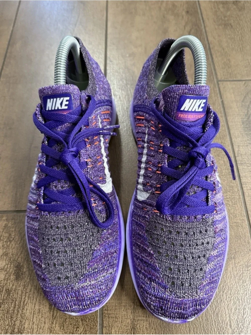 Nike Free RN Flyknit Running Training Shoes Grand Purple 831070 503 Wmn's Sz 7